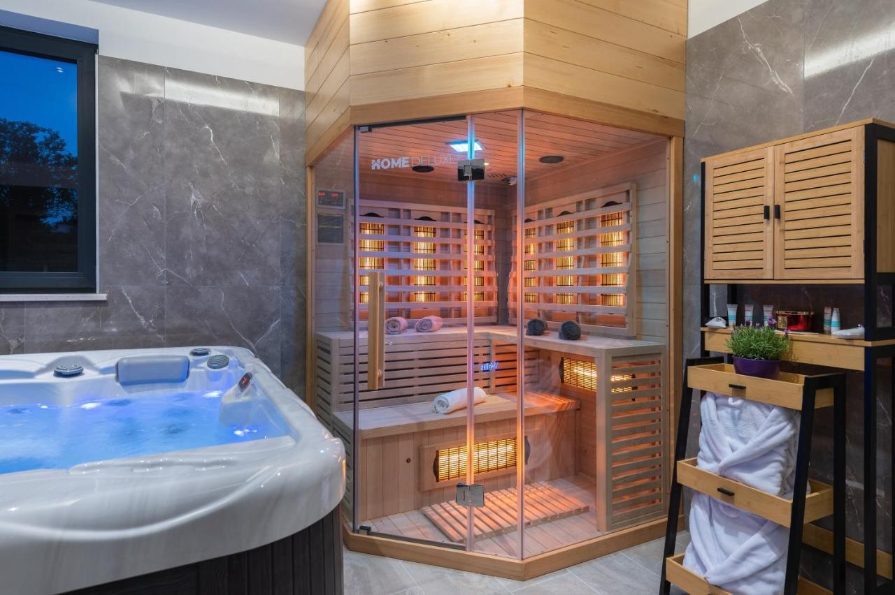 Green Luxury II With Heated Pool, Jacuzzi & Sauna Ruzici  المظهر الخارجي الصورة