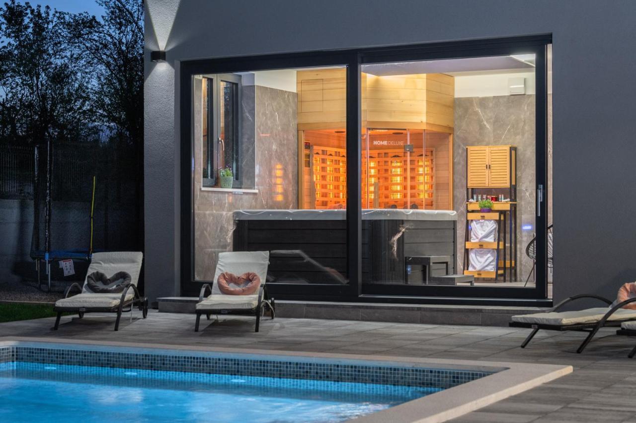 Green Luxury II With Heated Pool, Jacuzzi & Sauna Ruzici  المظهر الخارجي الصورة